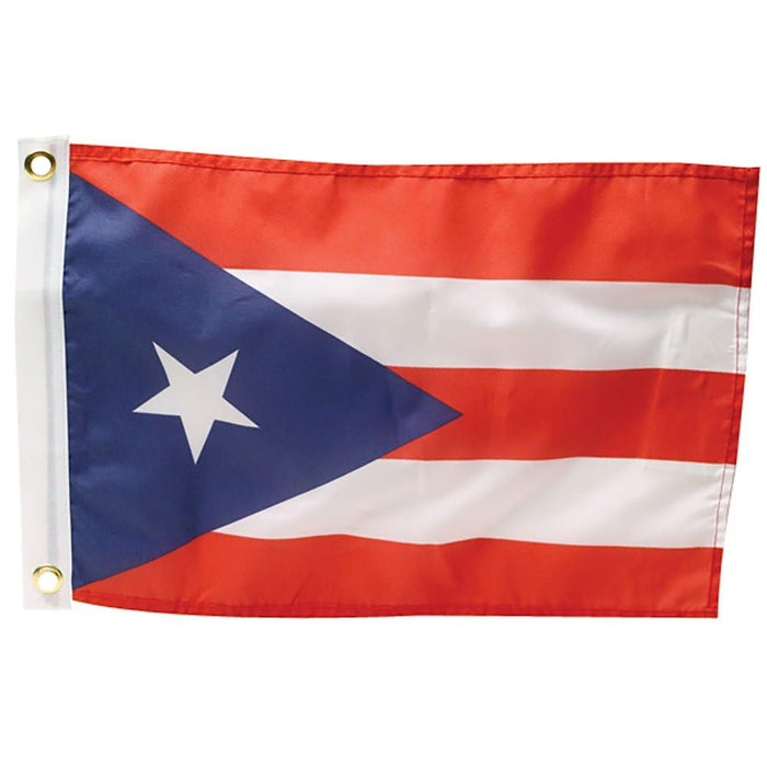Seachoice 78281 12" x 18" Nylon Print Dyed Puerto Rico Flag