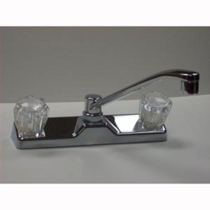 Bristol Products 20380R219 Utopia 8" Kitchen Faucet, Chrome w/Clear Handles