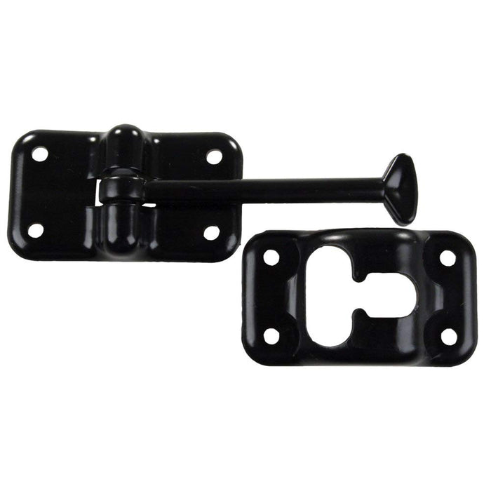 JR Products 10324 Plastic T-Style Door Holder, 3.5" Black