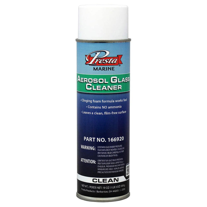 Presta 166920 AMMONIA FREE GLASS CLEANER AEROSOL