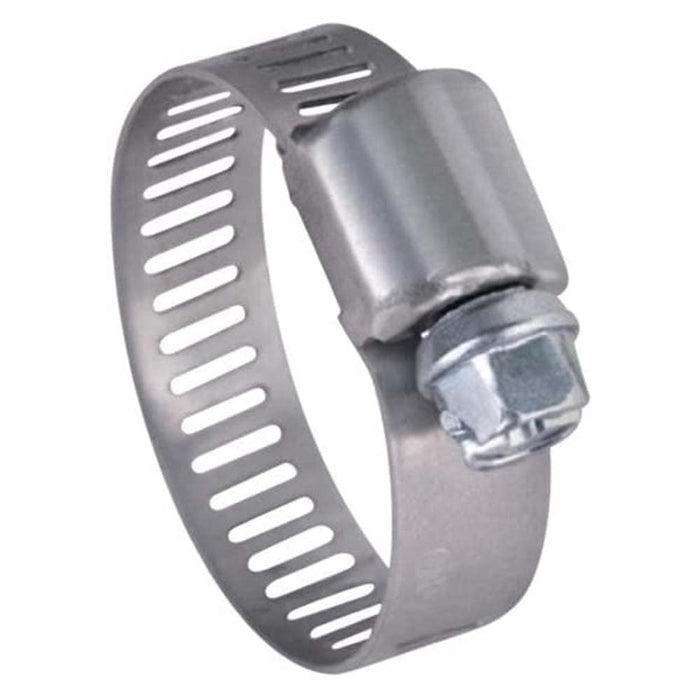 Seachoice 50-23369 Plated Screw Hose Clamps, 1/2" Band, Size #28, 10/Bx