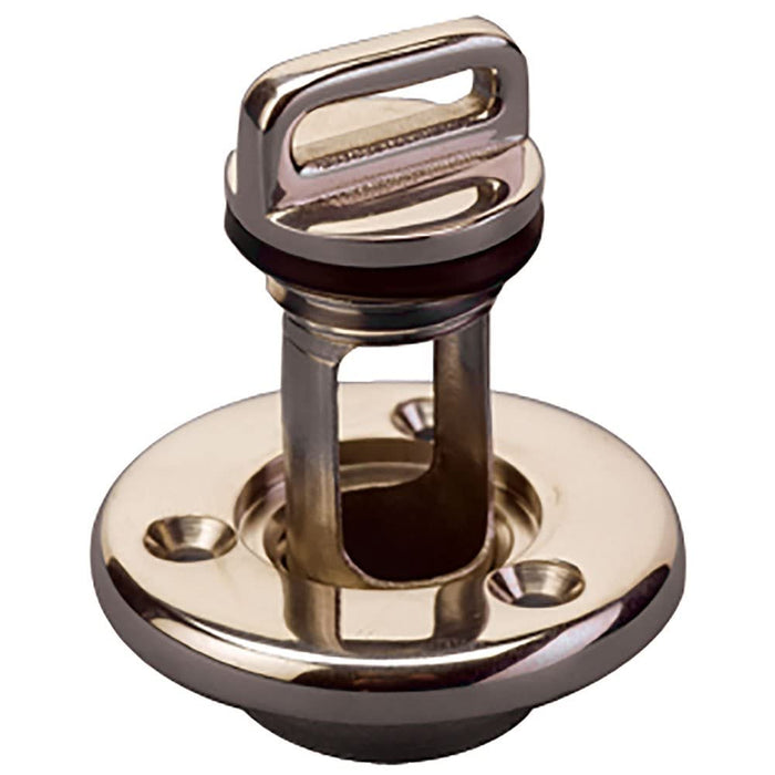 Sea Dog 520060 SeaDog Captive Garboard Drain & Plug, A: 2", B: 1-1/8", C:1-2", D: 2-5/8" #8 FH