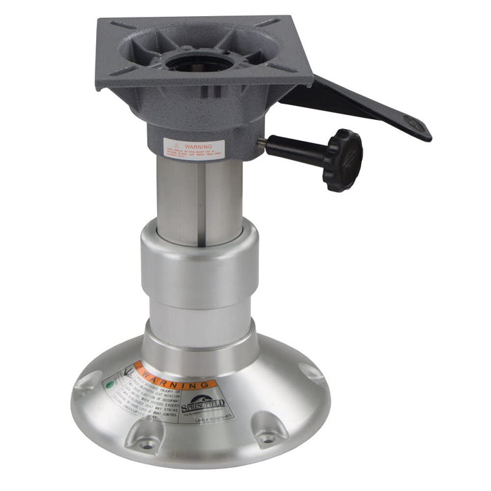 Springfield 1080136-L1 EZ-Ride 12" Shock Absorbing Pedestal Package w/Trac-Lock, Swivel