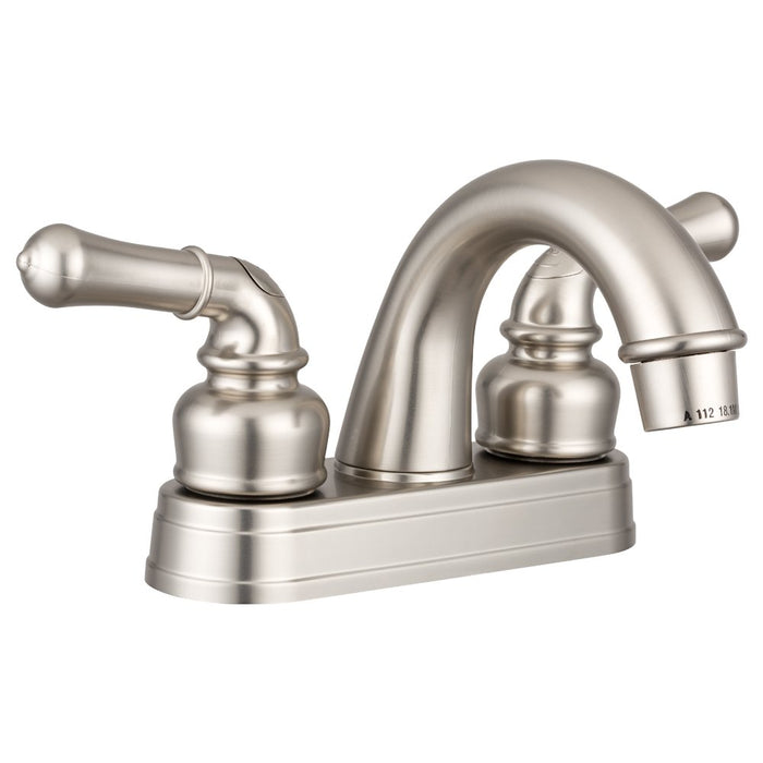 Dura Faucet DF-PL620C-SN Classical Arc Spout Lavatory Faucet, Satin Nickel