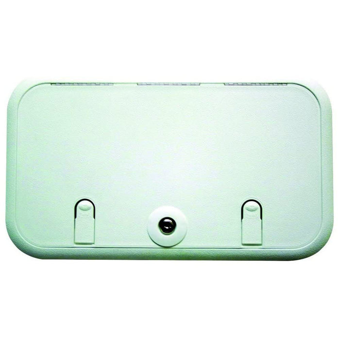 TH Marine HDSL-1324-2-DP Designer Series Access Hatches Locking, 12-7/8" x 23-3/4" White