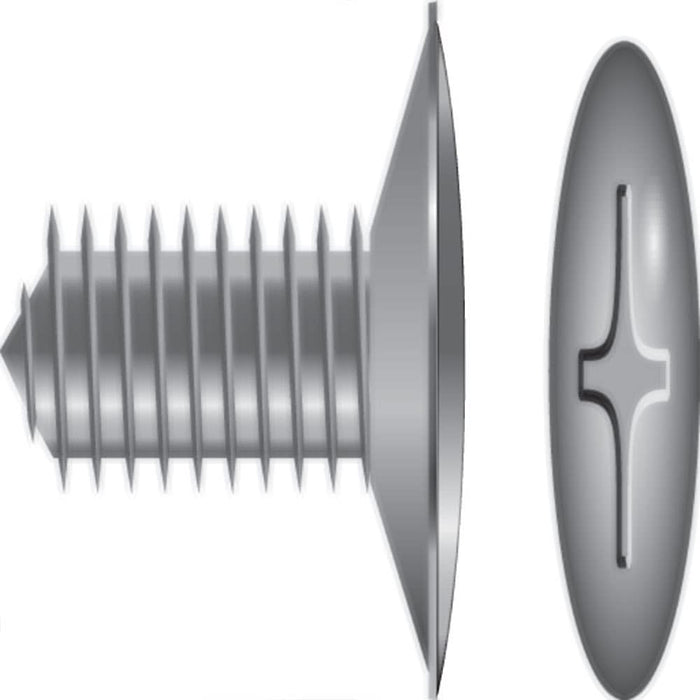 Seachoice BP0585SC 59983 Stainless Steel Phillips Machine Screw Oval Head