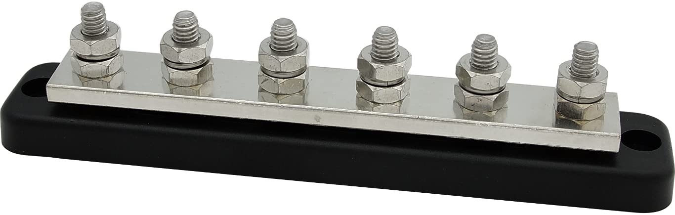 Sierra FS46710 Mini Bus Bar w/Cover, 250A, 12-Gang