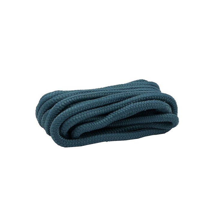 Seachoice Double-Braid Nylon Dock Line w/ Eye Splice, Pre-Shrunk, Heat Stabilized, 1/2 In. X 25 Ft., Teal Green