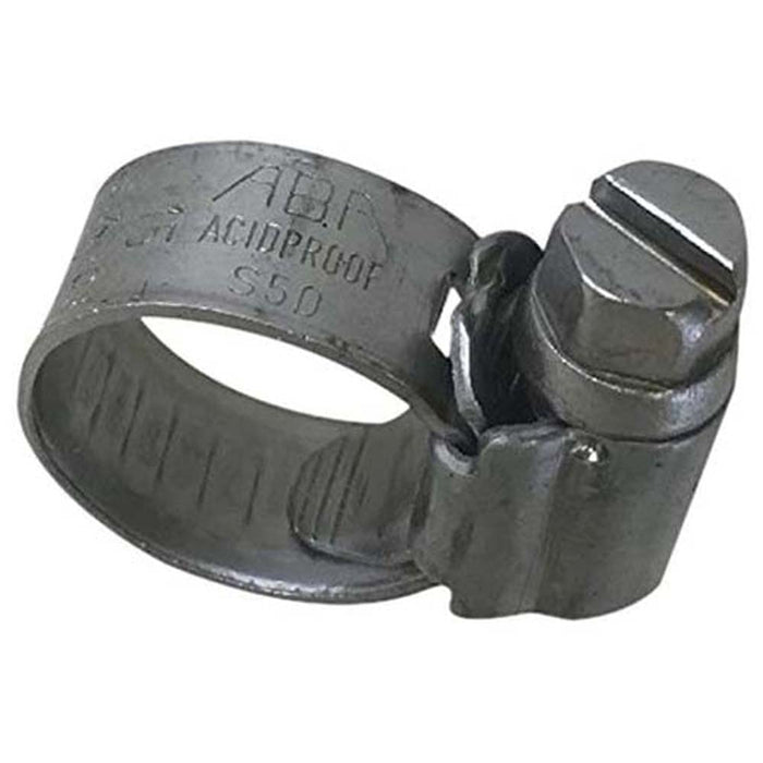 Scandvik 13617 ABA SS Hose Clamps, #4, 10 Pack