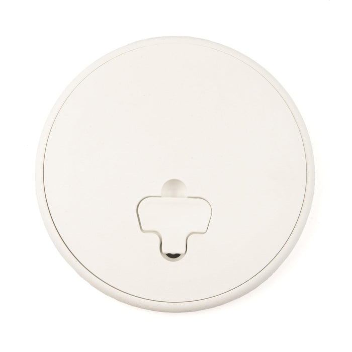 TH Marine DPCAM-8-2-DP T-H Marine Quick Release Deck Plate 8" Diameter, Polar White