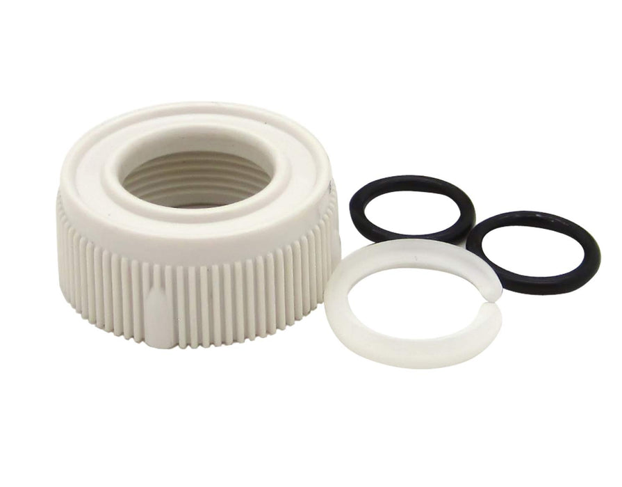 Dura Faucet DFRK510WT Spout Nut And Rings Kit, White