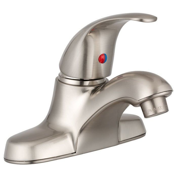 Dura Faucet DF-NML210-SN Heavy Duty Arc Single Lever Lavatory Faucet, Satin Nickel