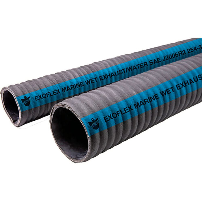 Shield 16-254-1001 Shields Exoflex Water/Exhaust Hose, 1" x 6-1/4'