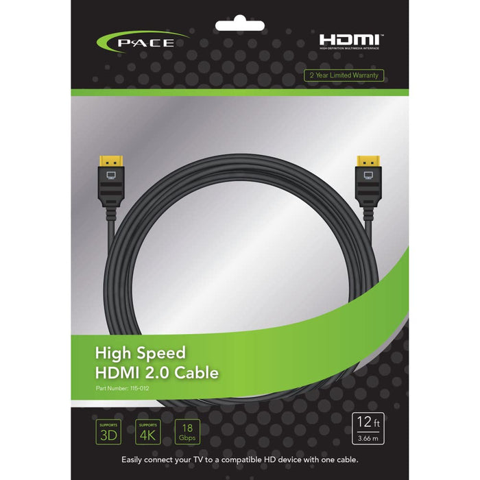 Pace 115-012 HDMI Cable, 12'