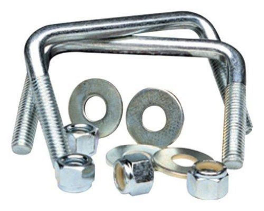 Tie Down Engineering 86209 Zinc Plated Square U-Bolt Kit