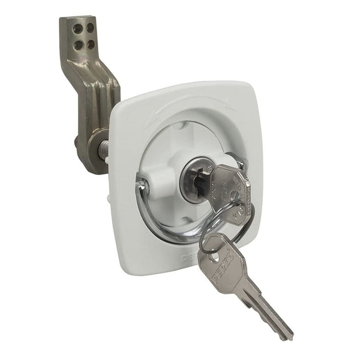 Perko 0931DP2WHT 2-1/2 X2-1/2 White Flush Loc