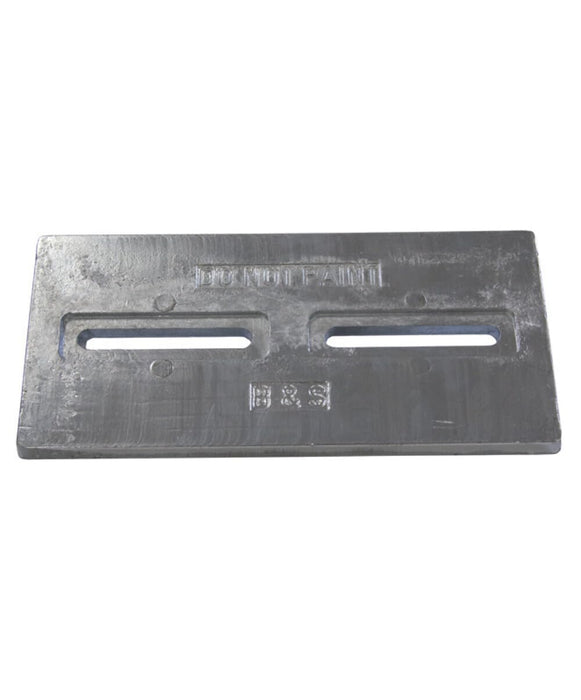 B & S Anodes BSM12X6X12S Zinc Plate w/Slots