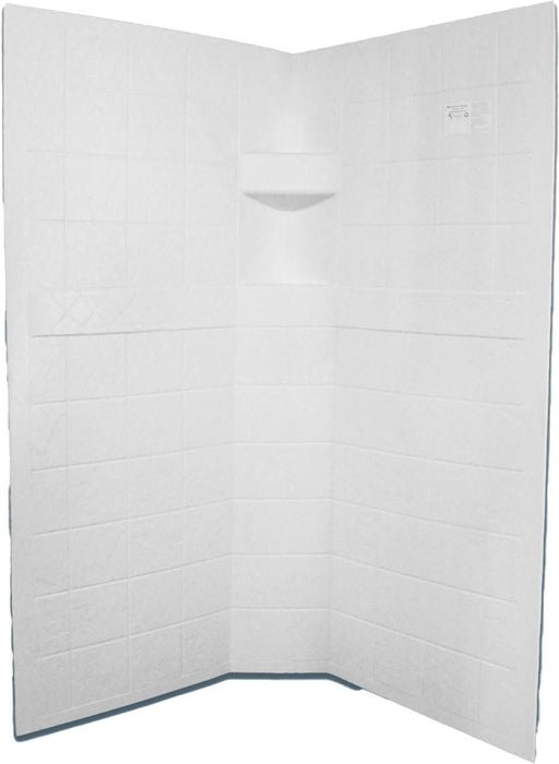 Specialty Recreation NSW3434W Neo Shower Wall, 34" x 34" x 67", White