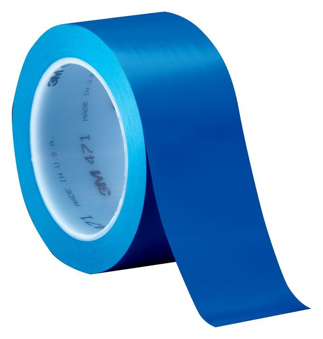 3M 3120 #471 Blue Plastic Tape 3/4