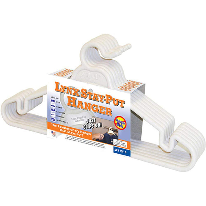 Tri-Lynx 1200W Stay-Put Hanger, 6/pk