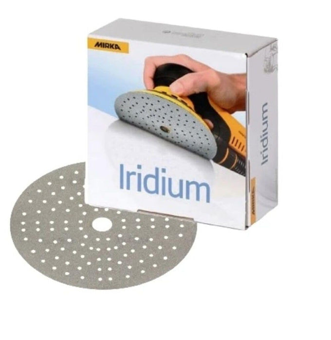 Mirka 24-6MH-320 Iridium Sanding Discs, 6", 320 Grade, 50/pk