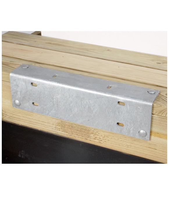 Tie Down Engineering 26416 Dock Hardware Heavy Duty 4" x 6" Deck Plate, Commercial Grade