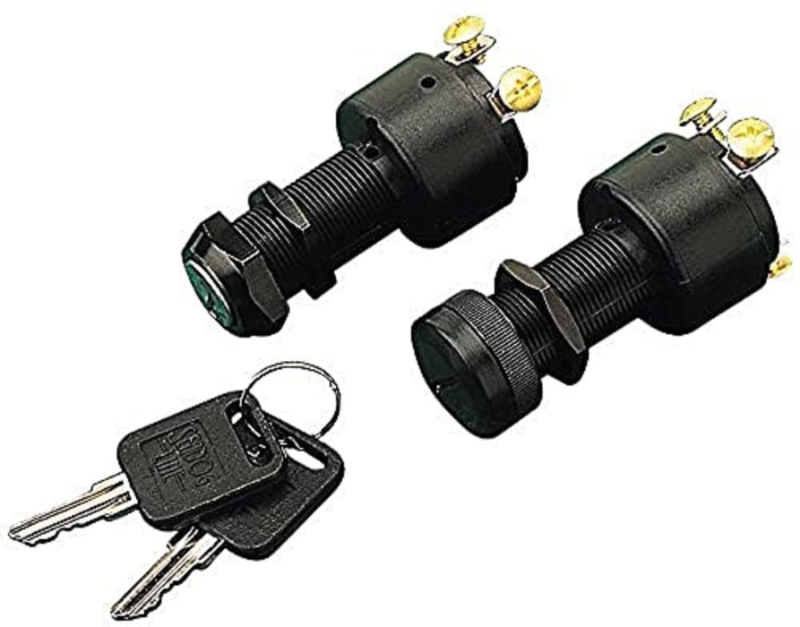 Sea Dog 420365-1 Sea-Dog Switch 3 Position Polypropylene Ignition Switch w/Boot