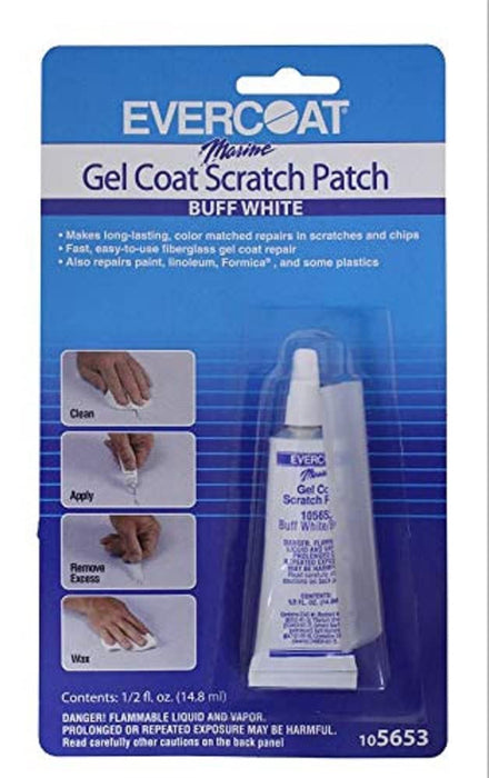 Fibre Glass-Evercoat 105653 Scratch Patch Buff White 1/2 fl. oz.