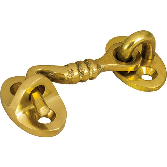 Sea Dog 222066-1 Sea-Dog Decorative Door Hook, Brass, 3-1/2"