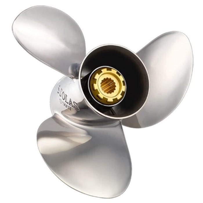 Solas Propeller 1531-140-19 Solas New Saturn SS 3-Blade Propeller for Mercury