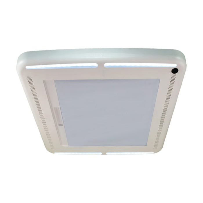 MaxxAir 00-03901 MAXXSHADE White w/LED