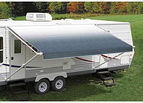 Powerwinch EA186C00 Carefree Fiesta Patio Awning, 18', Blue Fade