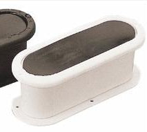 Sea-Dog 520525-1 Nylon Scupper Valve 6" x 2-1/4", White