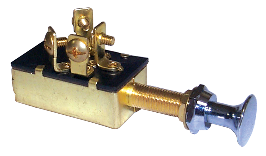 Sierra MP39610 Off/On/On SPDT 4 Screw Terminal Heavy Duty Push Pull Switch