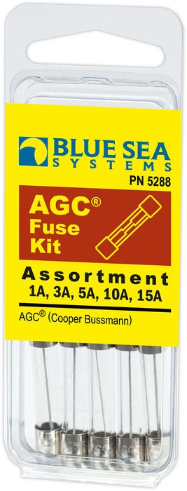 Blue Sea 5288 AGC Fuse Kit - 5-Piece