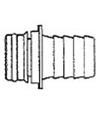 Jabsco Snap-in Port Adapter 3/4" Hose Barb Straight
