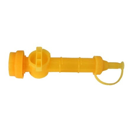 Attwood Spillbuster Oil Fill Spout - Yellow
