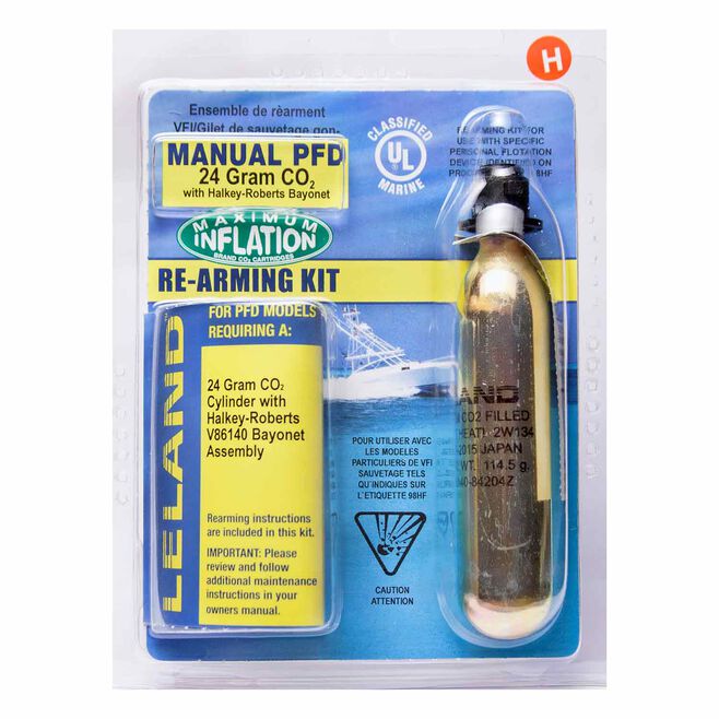 Leland Maximum Inflation V86160-84204Z Re-Arm Kit H 24G Manual Bayonet