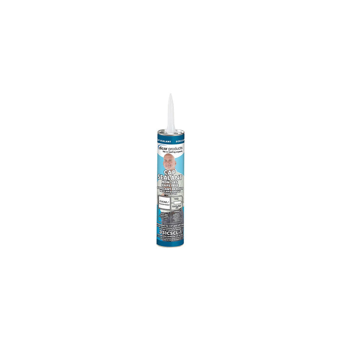 Dicor Corporation 351CSCL-1 Clear Cap Sealant, 10 oz., Clear