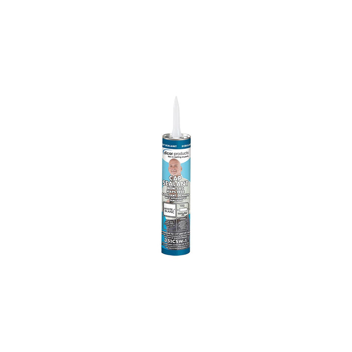 Dicor Corporation 351CSW-1 Clear Cap Sealant, 10 oz., White