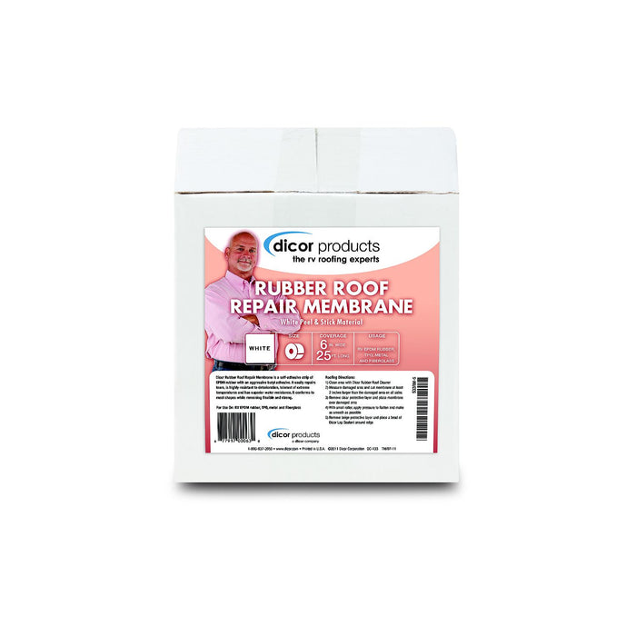 Dicor Corporation 533RM-12 EPDM Rubber Roof Repair Membrane, 12" x 25'