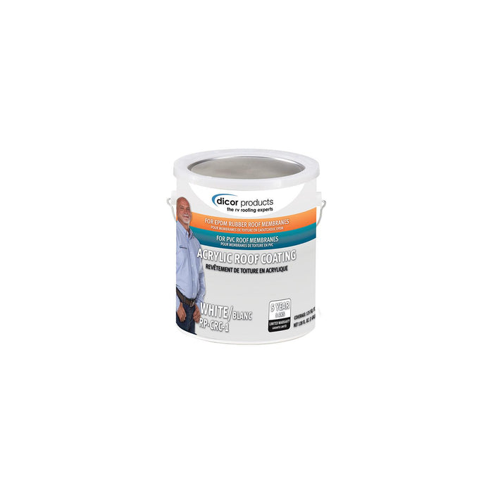 Dicor Corporation RP-CRC-1 Rubber Roof Coating System-Part 2, White, Gal.