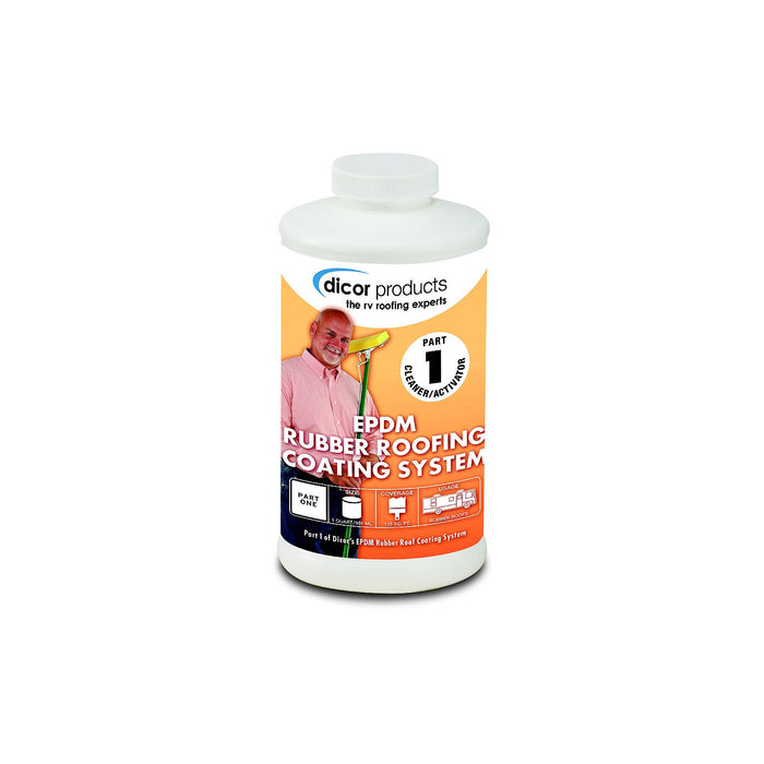 Dicor Corporation RP-CRP-Q Rubber Roof Coating System-Part 1, White, Qt.