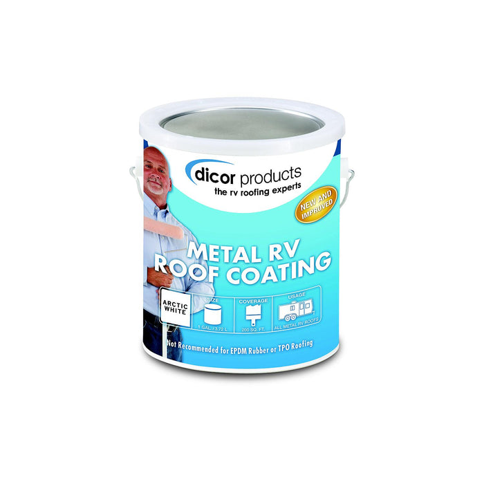 Dicor Corporation RP-MRC-1 Elastomeric Metal RV Roof Coating, Gal.