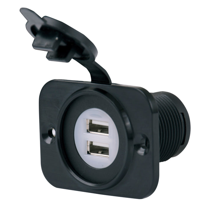 Receptáculo de cargador USB doble Marinco SeaLink® Deluxe
