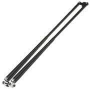 Roca W38 Wiper Arm, 24-35" (609-900mm) | Ss, Black with Washing Jet