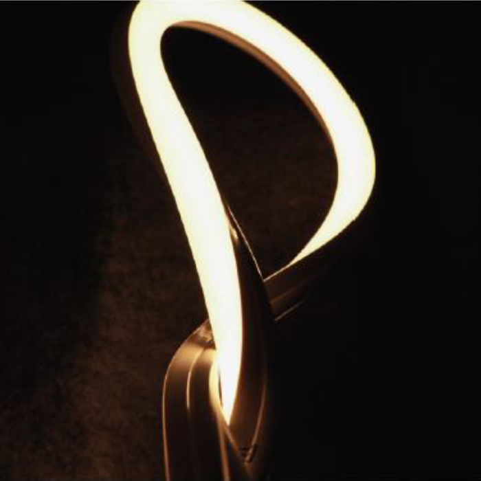 BCM 5408 Neonflex de onda de doble curva | Ww 3000K, rollo de 1 m, 10 WMT 24 VCC IP67
