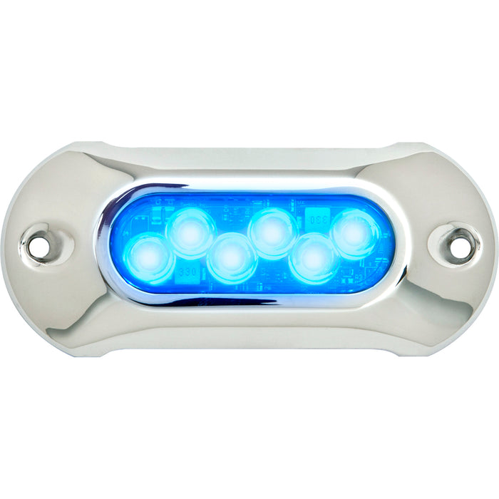 Luz LED subacuática Attwood Light Armor - 6 LED - Azul