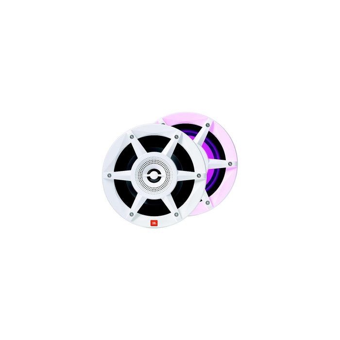 JBL STADIUMMW6520AM Marine 6-1/2" Coaxial Speakers w/RGB Lighting, White, 1 pr