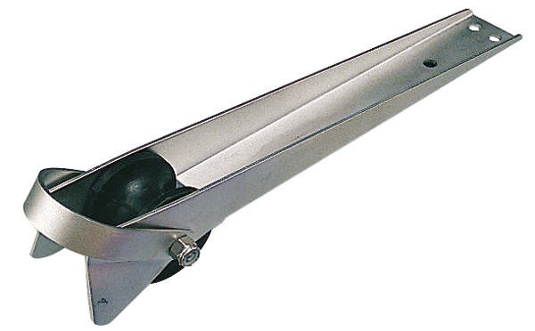 Sea Dog 328054 SeaDog Unpolished Seahook Style Bow Roller, 1" Max Rope Diameter, 3/8" Bolt Fastener